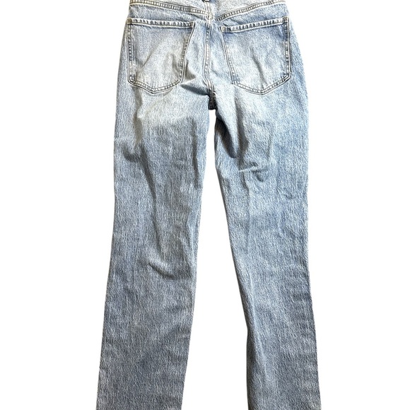 PacSun High Rise Blue Jeans with Distressed Vintage Look - Picture 2 of 3